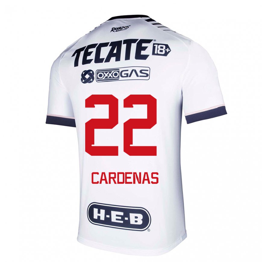 Kandiny Herren Luis Cardenas #22 Weißer Raum Heimtrikot Trikot 2022/23 T-shirt