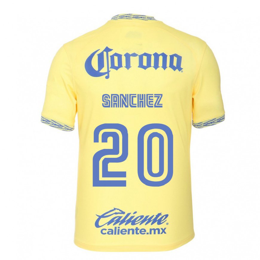 Kandiny Herren Richard Sanchez #20 Zitronengelb Heimtrikot Trikot 2022/23 T-shirt