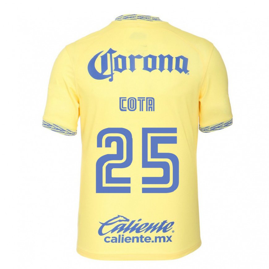 Kandiny Herren Renatta Cota #25 Zitronengelb Heimtrikot Trikot 2022/23 T-shirt