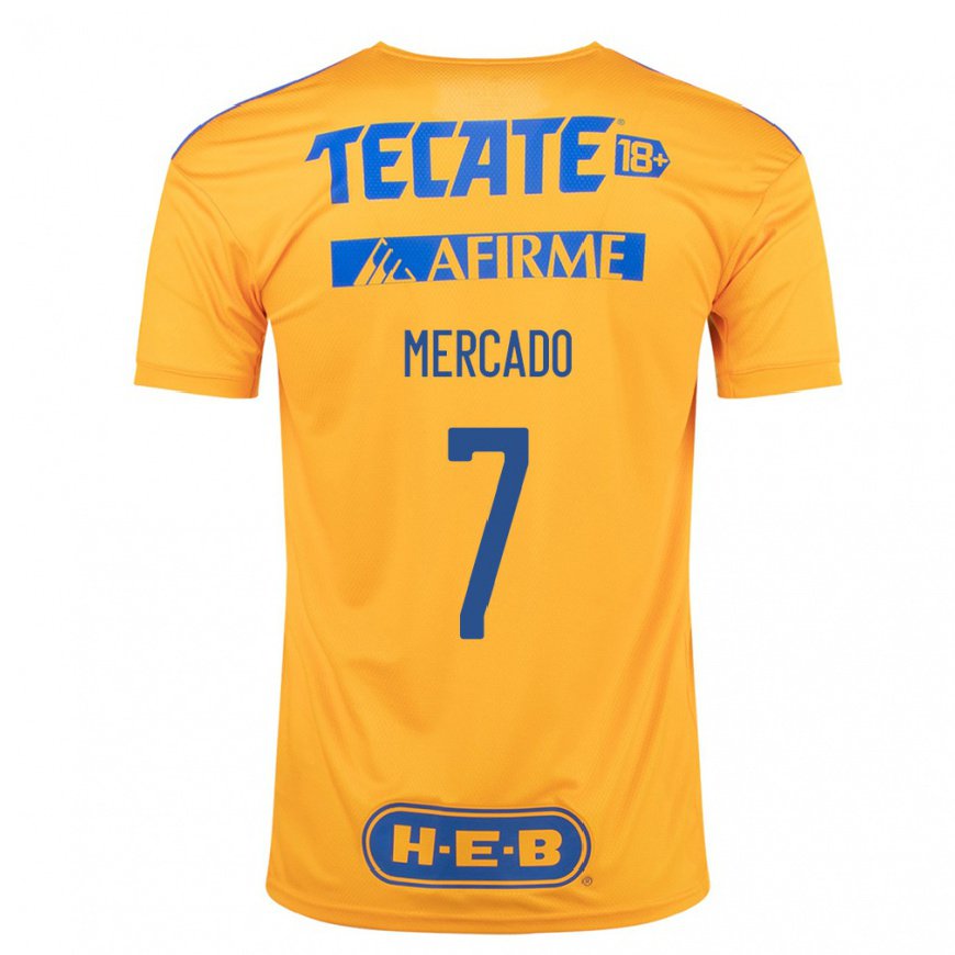 Kandiny Herren Liliana Mercado #7 Hummel Gelb Heimtrikot Trikot 2022/23 T-shirt
