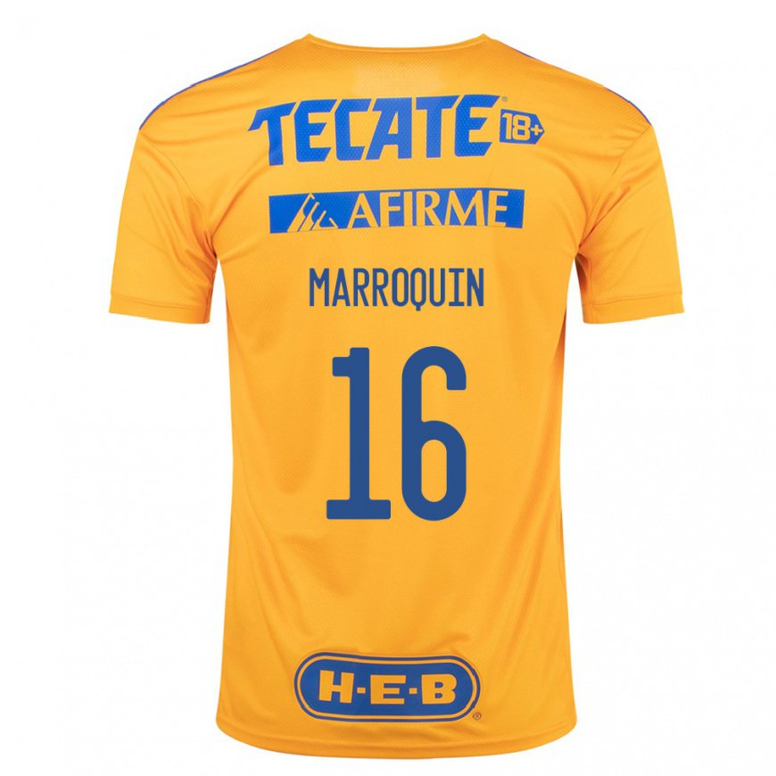 Kandiny Herren Ammanda Marroquin #16 Hummel Gelb Heimtrikot Trikot 2022/23 T-shirt