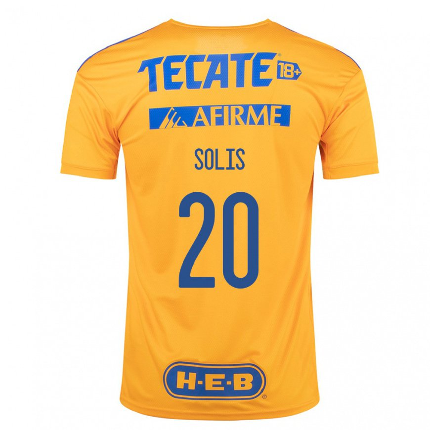 Kandiny Herren Ofelia Solis #20 Hummel Gelb Heimtrikot Trikot 2022/23 T-shirt