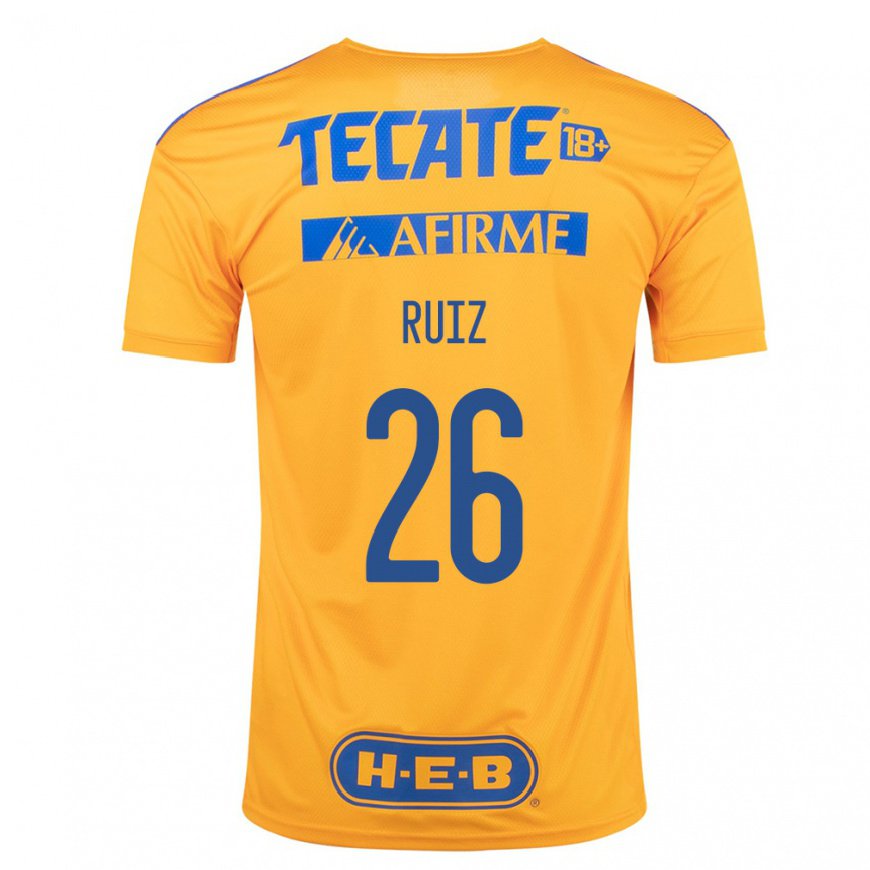 Kandiny Herren Michel Ruiz #26 Hummel Gelb Heimtrikot Trikot 2022/23 T-shirt
