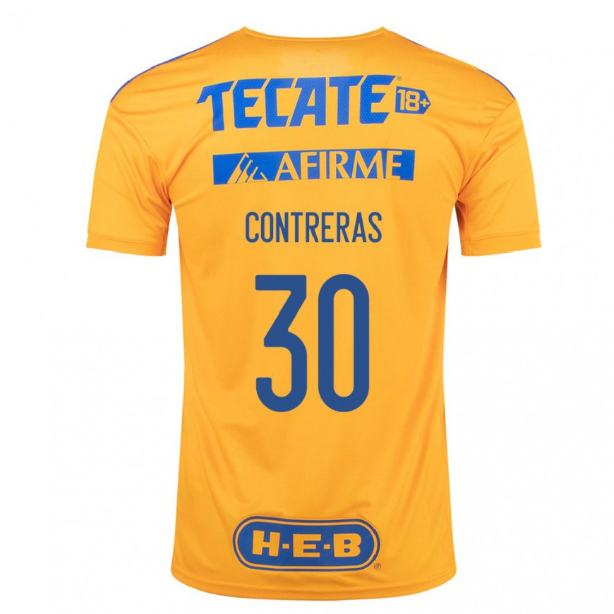 Kandiny Herren Lizeth Contreras #30 Hummel Gelb Heimtrikot Trikot 2022/23 T-shirt