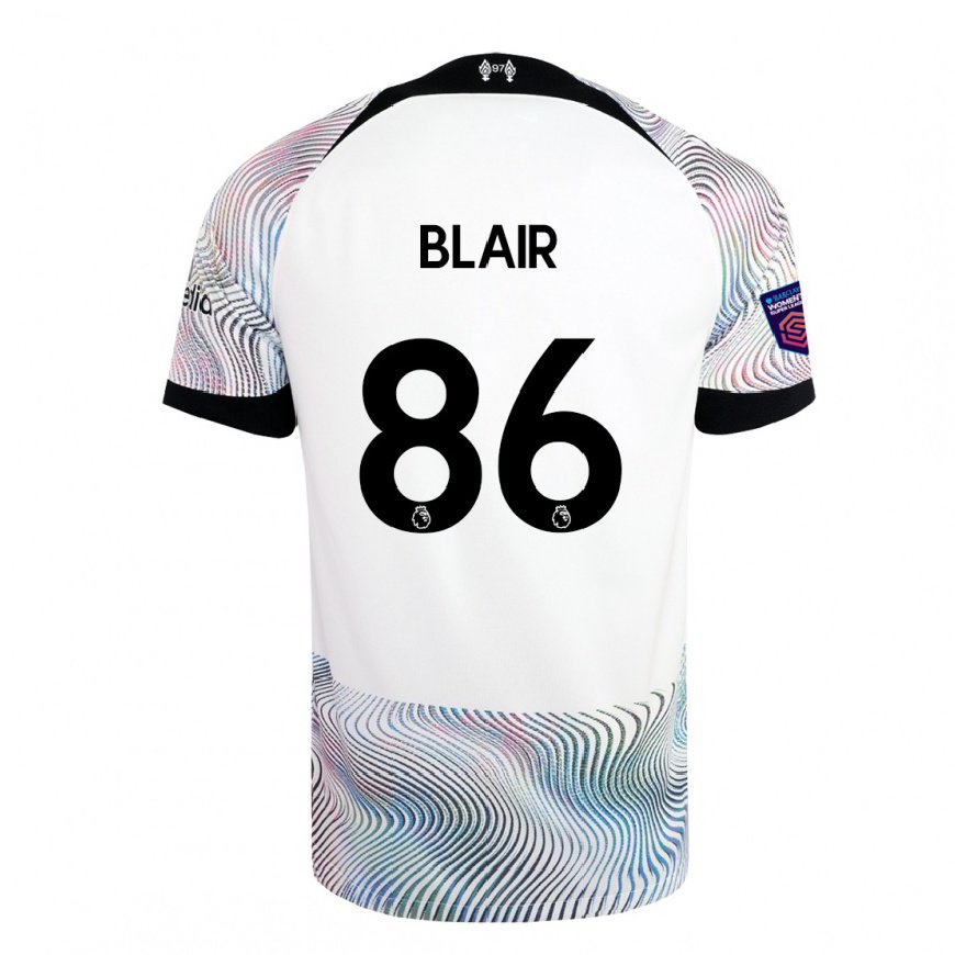 Kandiny Herren Harvey Blair #86 Weiß Bunt Auswärtstrikot Trikot 2022/23 T-shirt