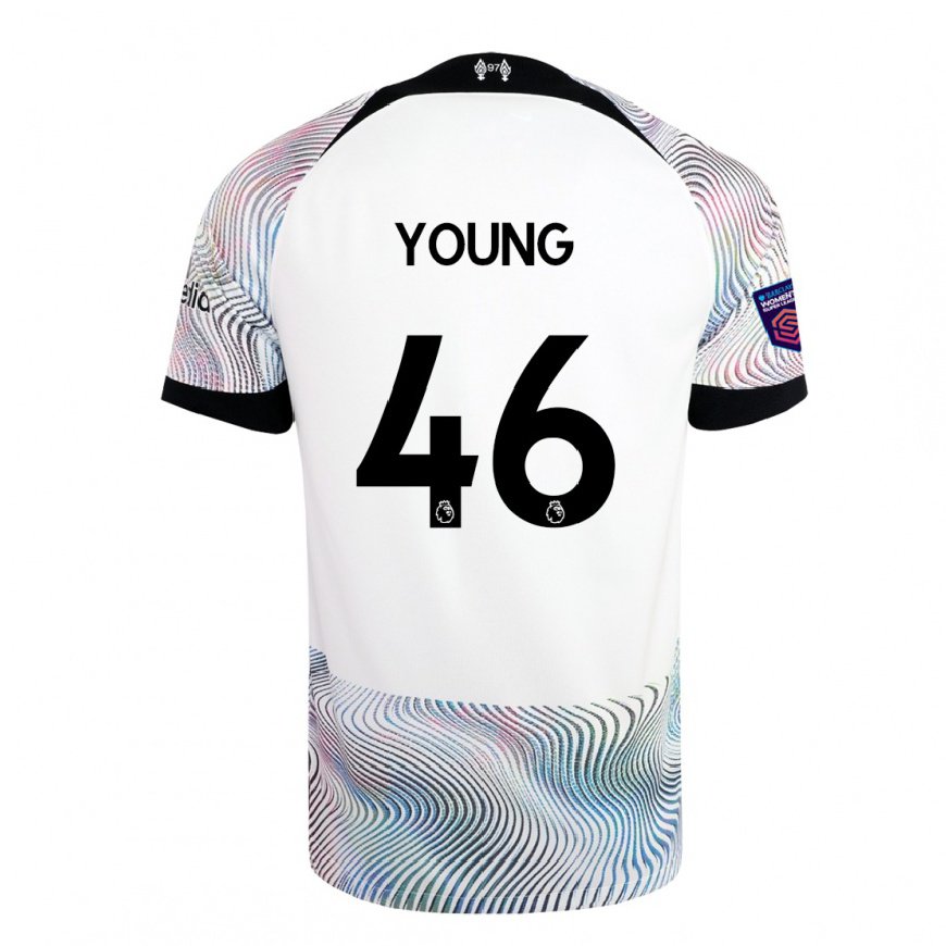 Kandiny Herren Ranel Young #46 Weiß Bunt Auswärtstrikot Trikot 2022/23 T-shirt