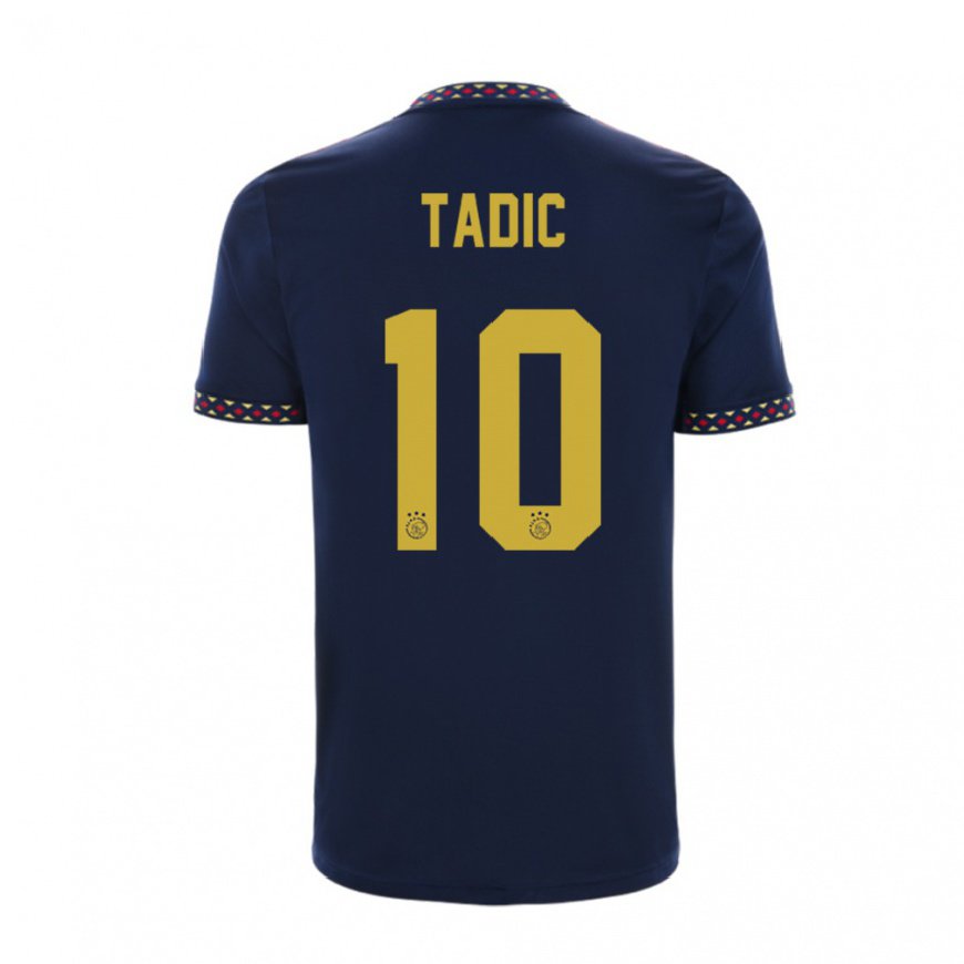 Kandiny Herren Dusan Tadic #10 Dunkelblau Auswärtstrikot Trikot 2022/23 T-shirt