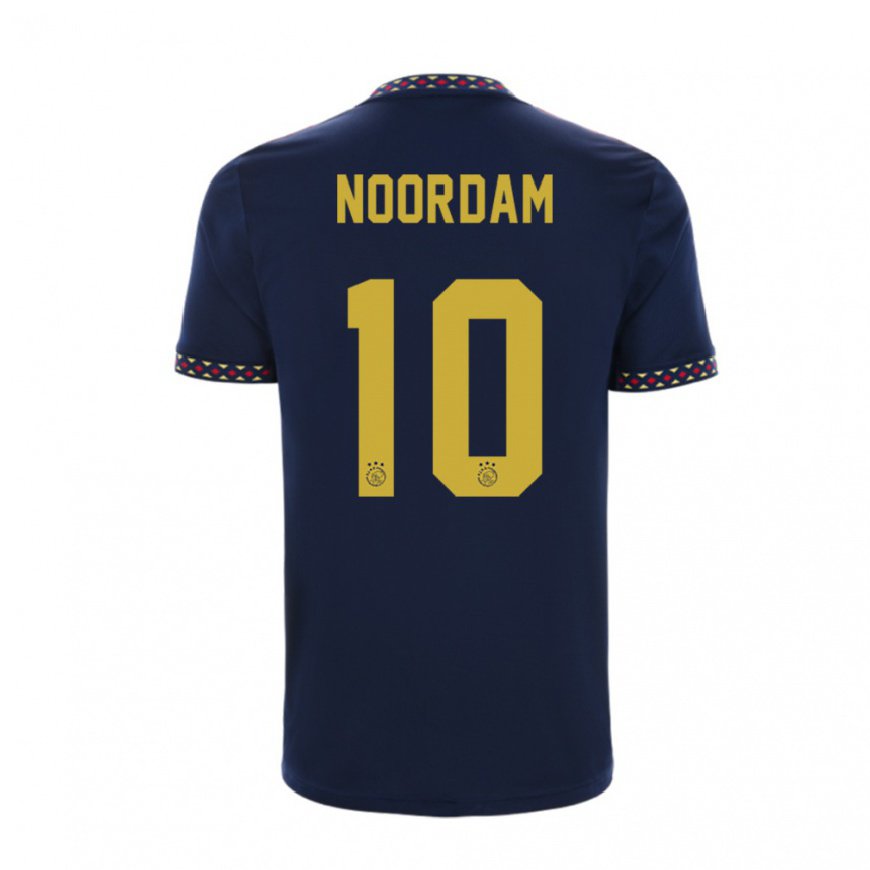 Kandiny Herren Nadine Noordam #10 Dunkelblau Auswärtstrikot Trikot 2022/23 T-shirt