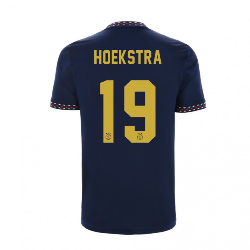Kandiny Herren Tiny Hoekstra #19 Dunkelblau Auswärtstrikot Trikot 2022/23 T-shirt