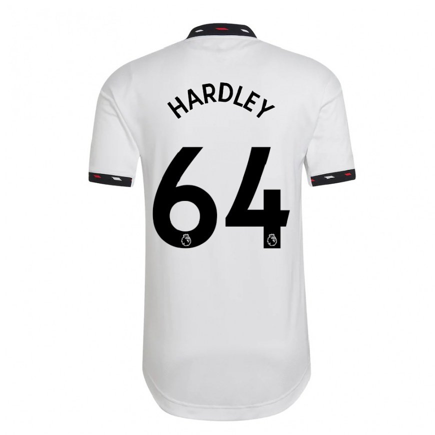 Kandiny Herren Bjorn Hardley #64 Weiß Auswärtstrikot Trikot 2022/23 T-shirt