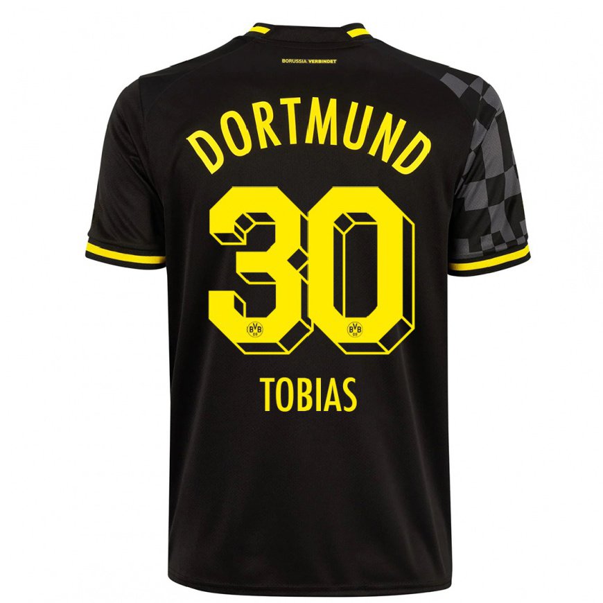 Kandiny Herren Vogt Tobias #30 Schwarz Auswärtstrikot Trikot 2022/23 T-Shirt