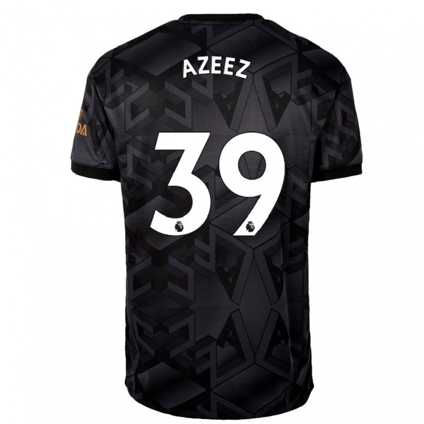 Kandiny Herren Miguel Azeez #39 Schwarz Grau Auswärtstrikot Trikot 2022/23 T-shirt