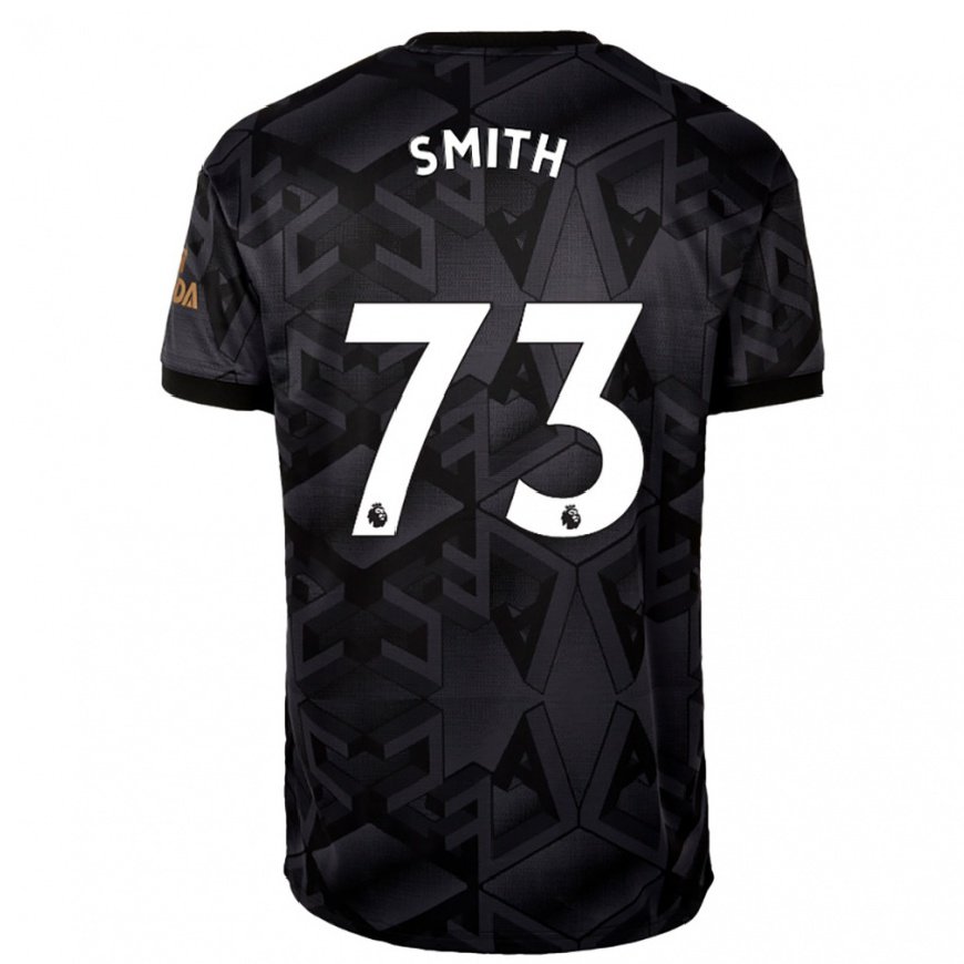 Kandiny Herren Tom Smith #73 Schwarz Grau Auswärtstrikot Trikot 2022/23 T-shirt
