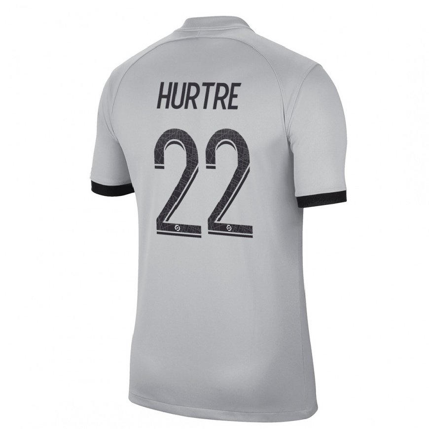 Kandiny Herren Oceane Hurtre #22 Grau Auswärtstrikot Trikot 2022/23 T-Shirt