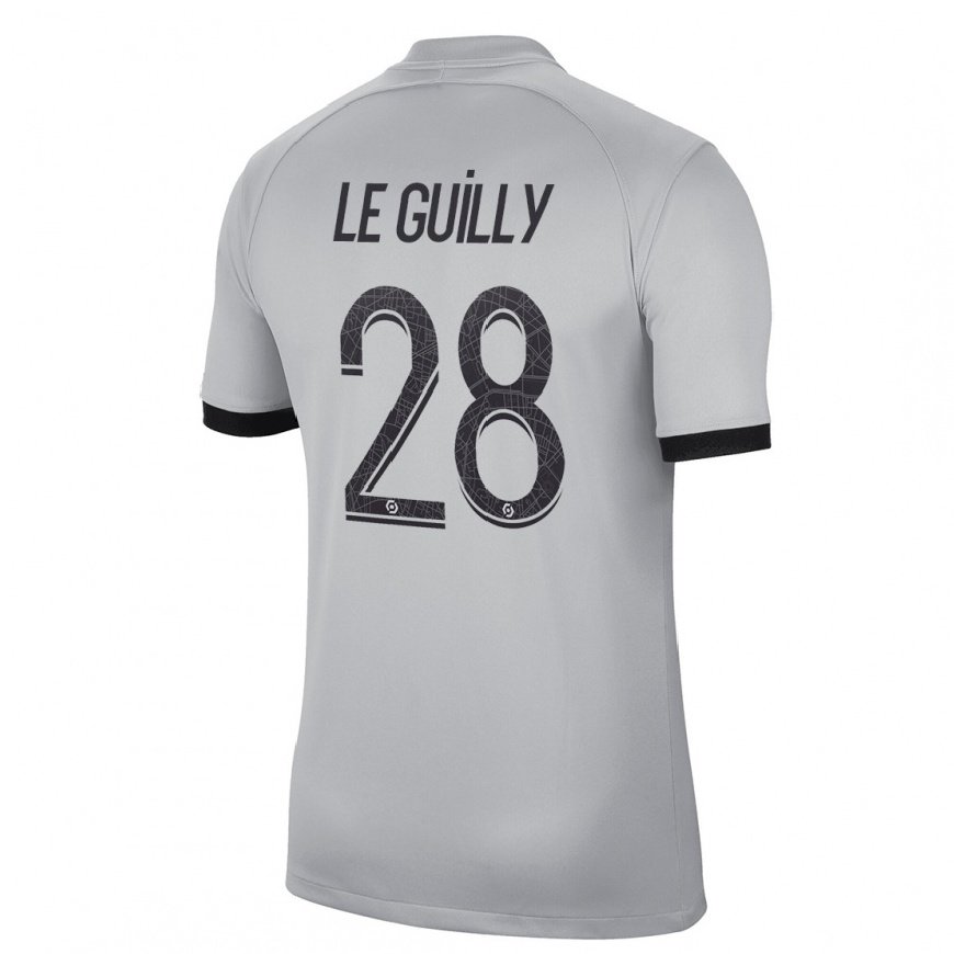 Kandiny Herren Jade Le Guilly #28 Grau Auswärtstrikot Trikot 2022/23 T-Shirt