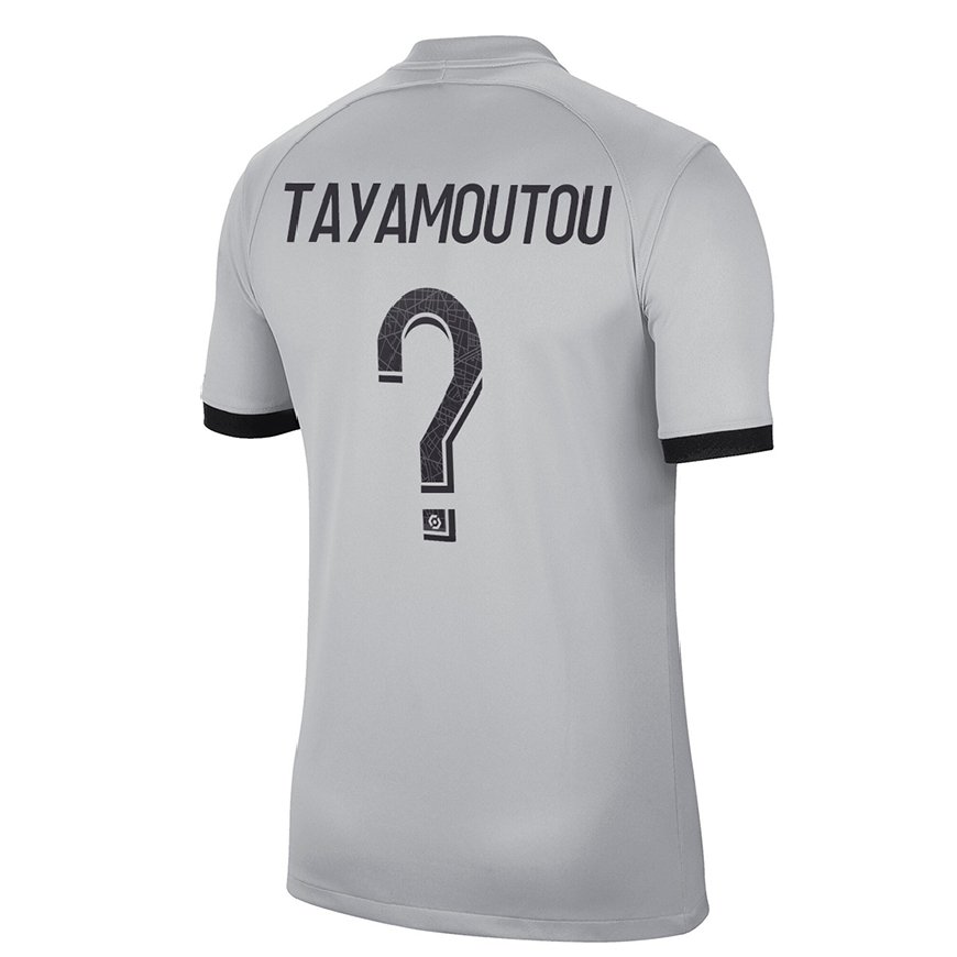 Kandiny Herren Enzo Tayamoutou #0 Grau Auswärtstrikot Trikot 2022/23 T-Shirt