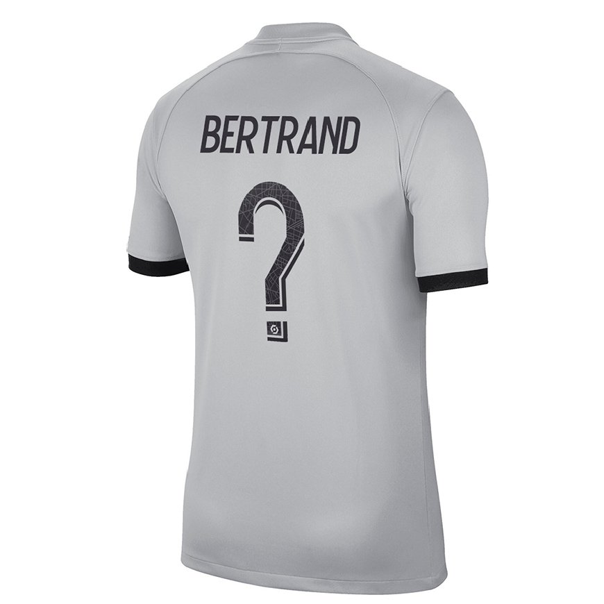 Kandiny Herren Lucie Bertrand #0 Grau Auswärtstrikot Trikot 2022/23 T-Shirt