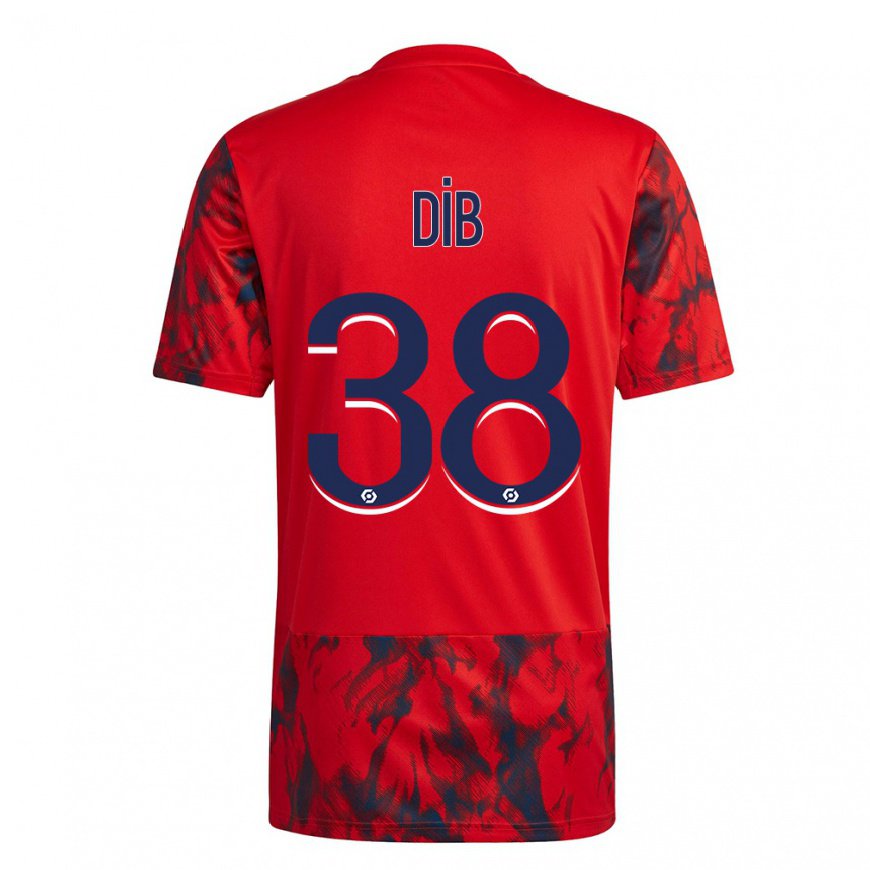 Kandiny Herren Djibrail Dib #38 Roter Raum Auswärtstrikot Trikot 2022/23 T-Shirt