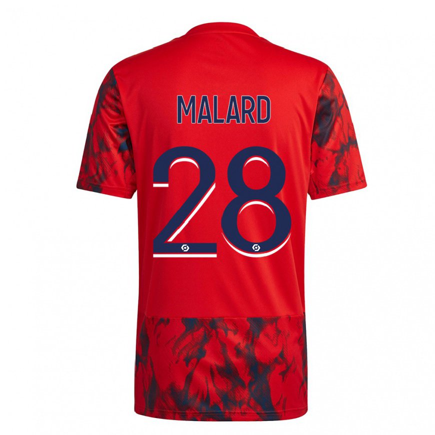 Kandiny Herren Melvine Malard #28 Roter Raum Auswärtstrikot Trikot 2022/23 T-Shirt