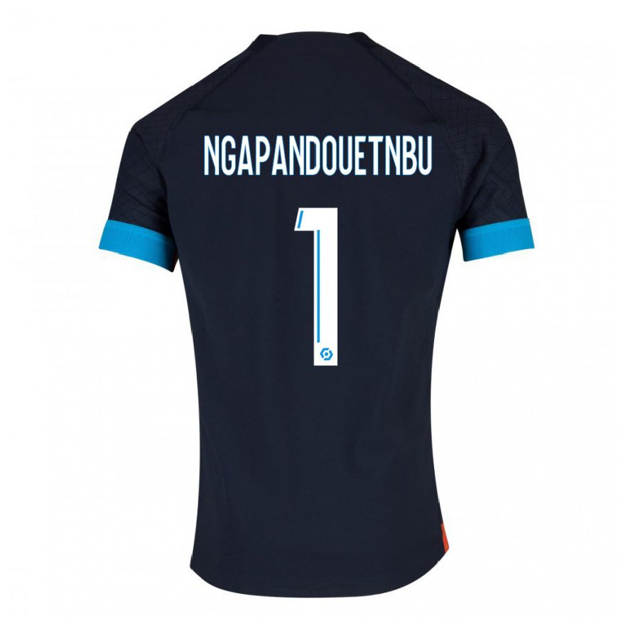 Kandiny Herren Simon Ngapandouetnbu #1 Schwarz Olympia Auswärtstrikot Trikot 2022/23 T-Shirt