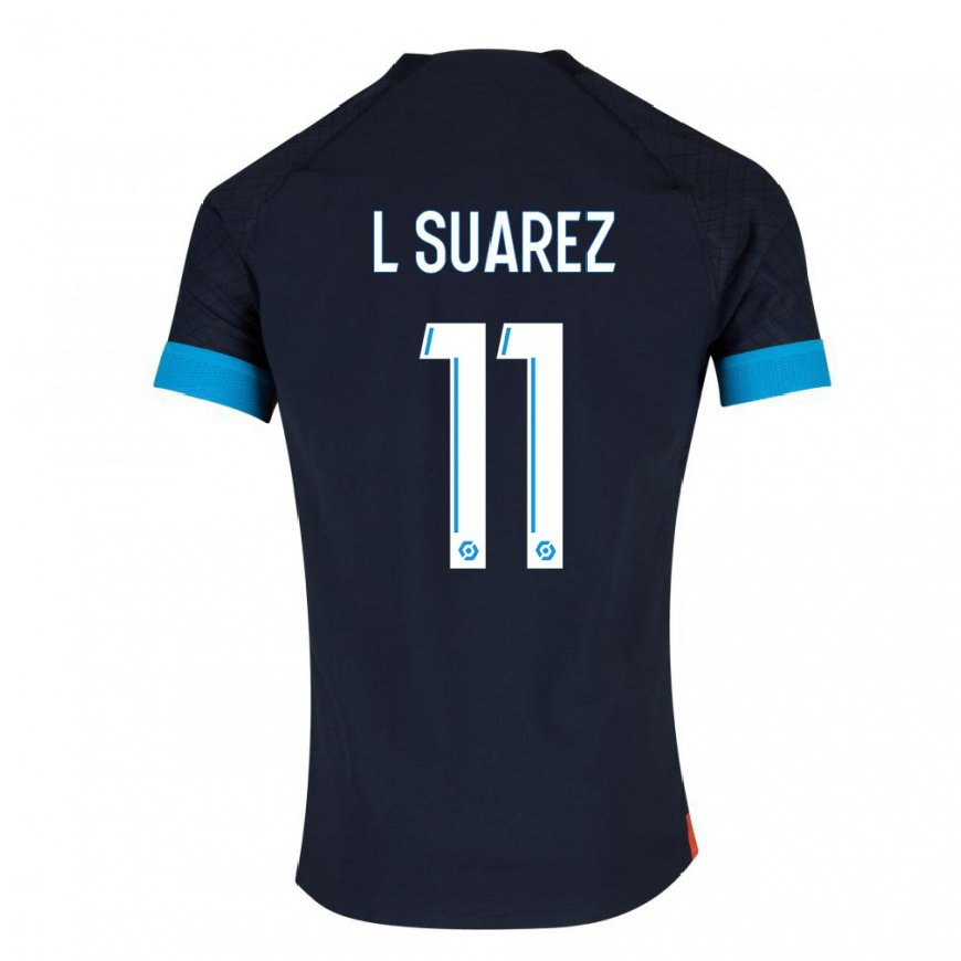 Kandiny Herren Luis Suarez #11 Schwarz Olympia Auswärtstrikot Trikot 2022/23 T-Shirt