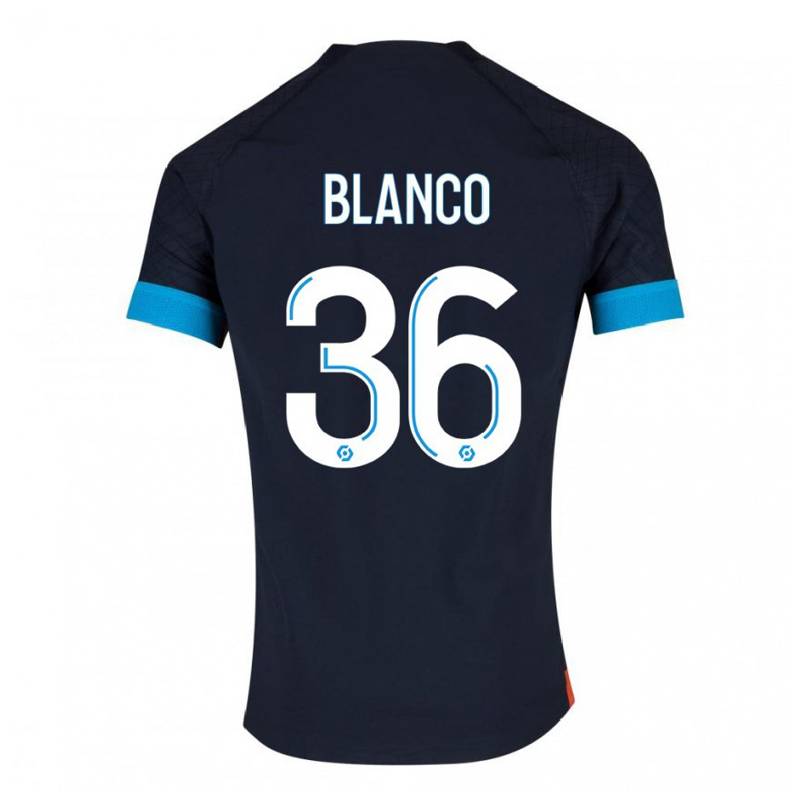 Kandiny Herren Ruben Blanco #36 Schwarz Olympia Auswärtstrikot Trikot 2022/23 T-Shirt