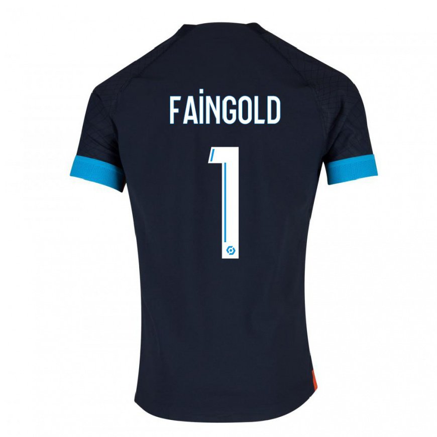 Kandiny Herren Abbie Faingold #1 Schwarz Olympia Auswärtstrikot Trikot 2022/23 T-Shirt