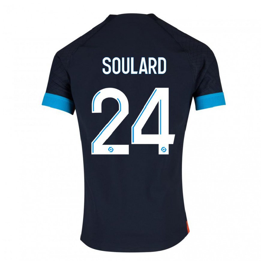 Kandiny Herren Amandine Soulard #24 Schwarz Olympia Auswärtstrikot Trikot 2022/23 T-Shirt