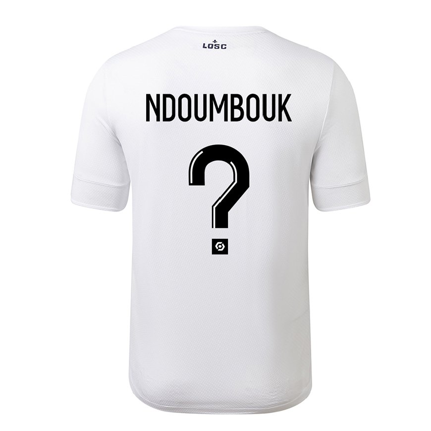 Kandiny Herren Marlyse Ngo Ndoumbouk #0 Weiß Purpur Auswärtstrikot Trikot 2022/23 T-Shirt