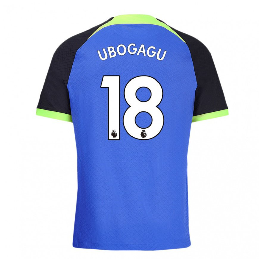 Kandiny Herren Chioma Ubogagu #18 Blau Grün Auswärtstrikot Trikot 2022/23 T-shirt