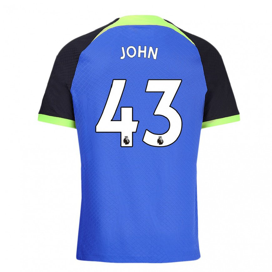 Kandiny Herren Nile John #43 Blau Grün Auswärtstrikot Trikot 2022/23 T-shirt