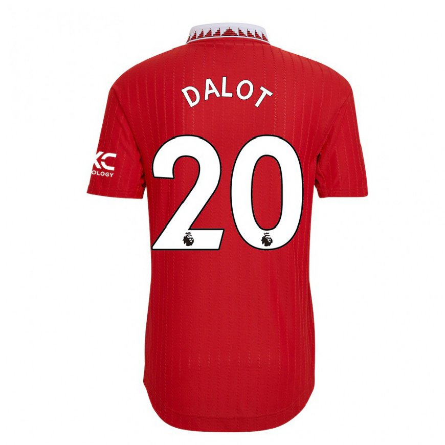 Kandiny Damen Diogo Dalot #20 Rot Heimtrikot Trikot 2022/23 T-Shirt