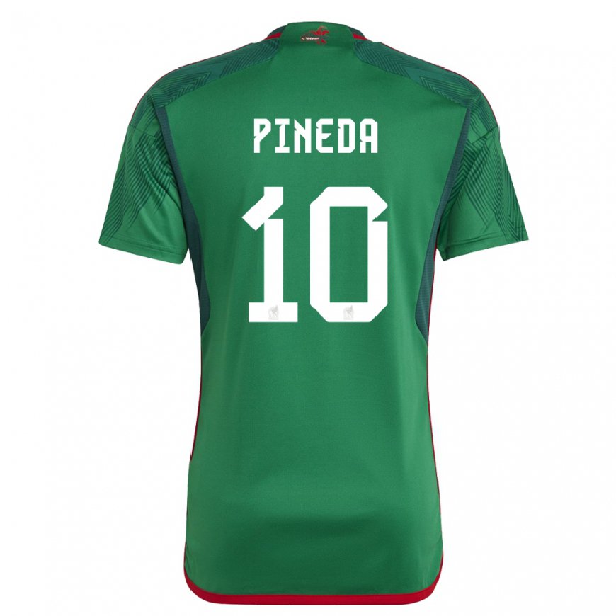 Kandiny Damen Mexikanische Orbelin Pineda #10 Grün Heimtrikot Trikot 22-24 T-shirt