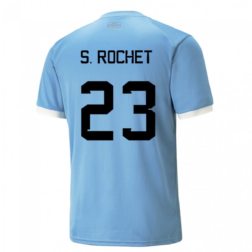 Kandiny Damen Uruguayische Sergio Rochet #23 Blau Heimtrikot Trikot 22-24 T-shirt