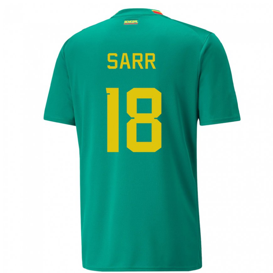 Kandiny Damen Senegalesische Ismaila Sarr #18 Grün Auswärtstrikot Trikot 22-24 T-shirt