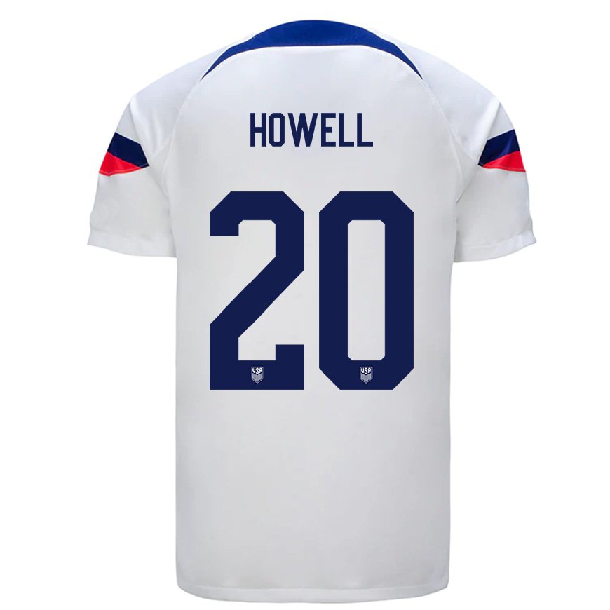 Kandiny Kinder Us-amerikanische Jaelin Howell #20 Weiß Heimtrikot Trikot 22-24 T-shirt