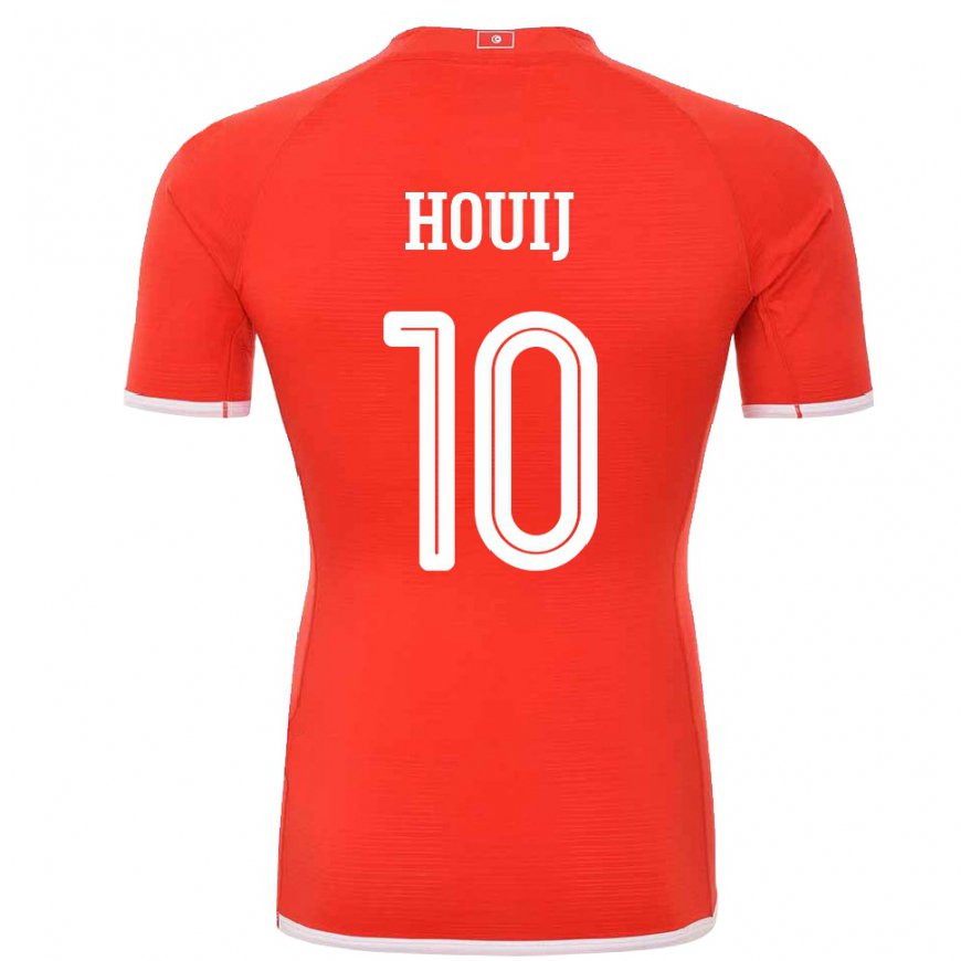 Kandiny Kinder Tunesische Mariem Houij #10 Rot Heimtrikot Trikot 22-24 T-shirt