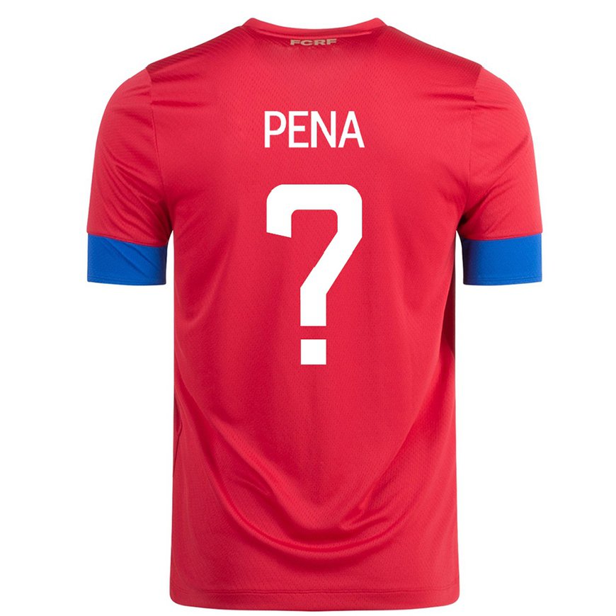 Kandiny Kinder Costa-ricanische Randy Pena #0 Rot Heimtrikot Trikot 22-24 T-shirt