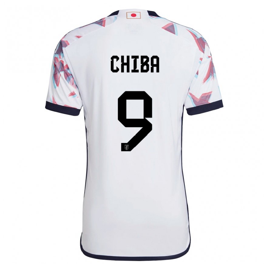 Kandiny Kinder Japanische Kanta Chiba #9 Weiß Auswärtstrikot Trikot 22-24 T-shirt