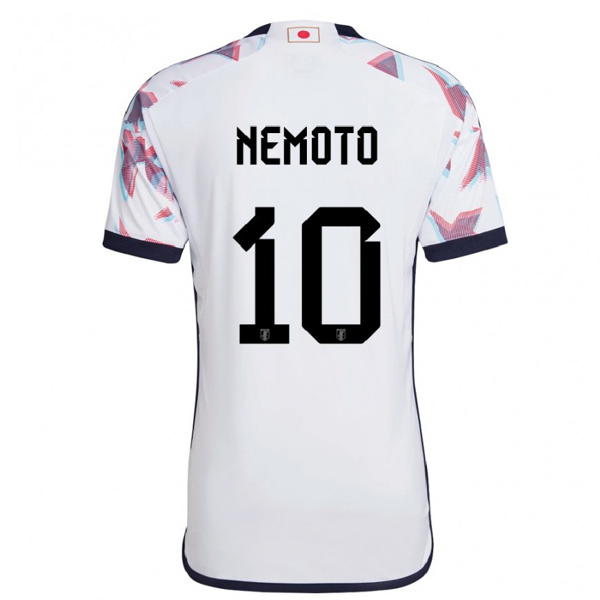 Kandiny Kinder Japanische Kotaro Nemoto #10 Weiß Auswärtstrikot Trikot 22-24 T-shirt