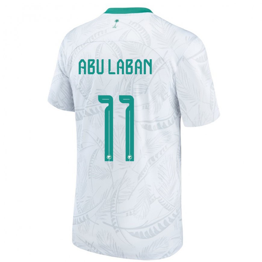 Kandiny Damen Saudi-arabische Dalia Abu Laban #11 Weiß Heimtrikot Trikot 22-24 T-shirt