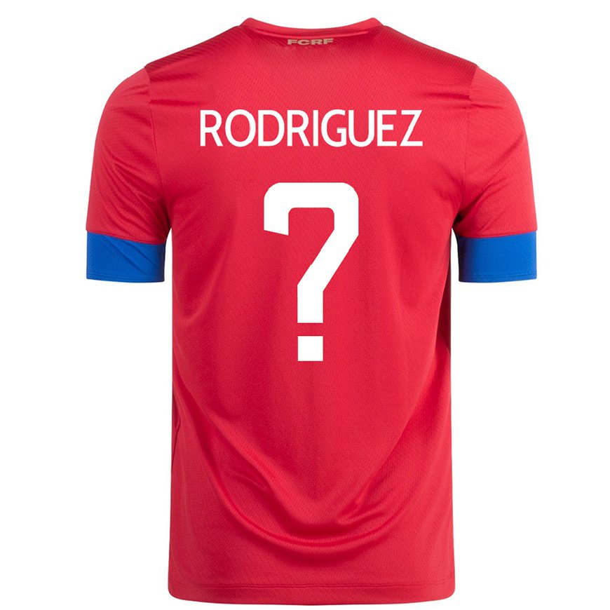 Kandiny Damen Costa-ricanische Bradley Rodriguez #0 Rot Heimtrikot Trikot 22-24 T-shirt