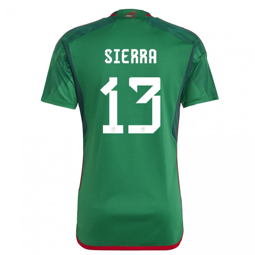Kandiny Damen Mexikanische Bianca Sierra #13 Grün Heimtrikot Trikot 22-24 T-shirt