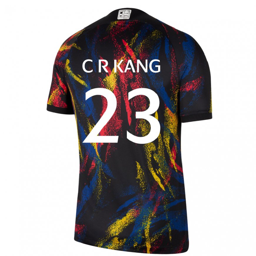 Kandiny Damen Südkoreanische Kang Chae Rim #23 Mehrfarbig Auswärtstrikot Trikot 22-24 T-shirt