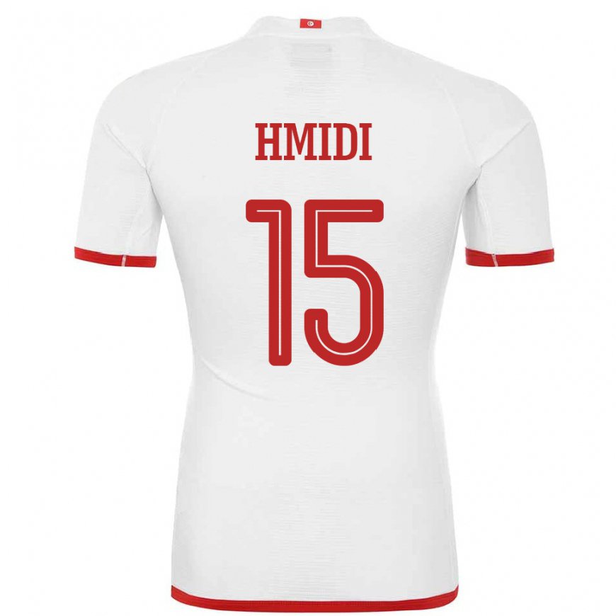 Kandiny Damen Tunesische Makolm Hmidi #15 Weiß Auswärtstrikot Trikot 22-24 T-shirt