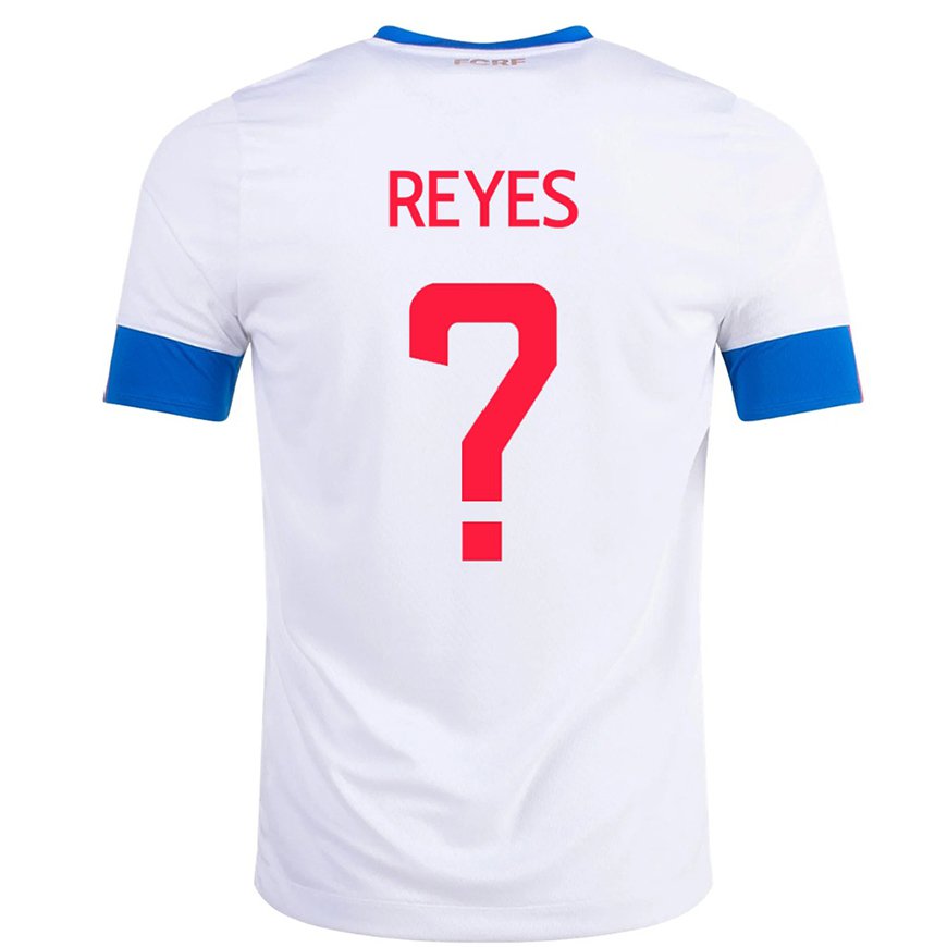 Kandiny Damen Costa-ricanische Kenan Reyes #0 Weiß Auswärtstrikot Trikot 22-24 T-shirt