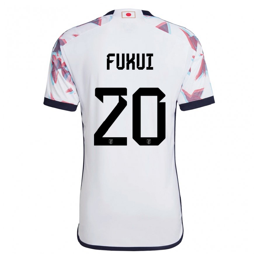 Kandiny Damen Japanische Taichi Fukui #20 Weiß Auswärtstrikot Trikot 22-24 T-shirt