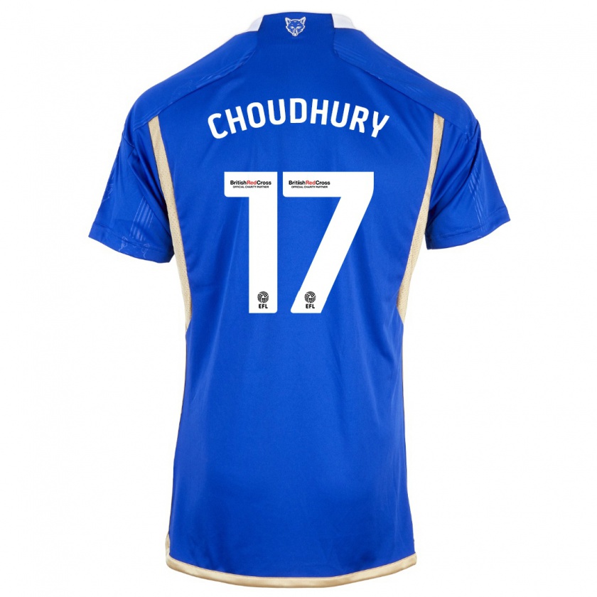 Kandiny Kinder Hamza Choudhury #17 Blau Heimtrikot Trikot 2023/24 T-Shirt