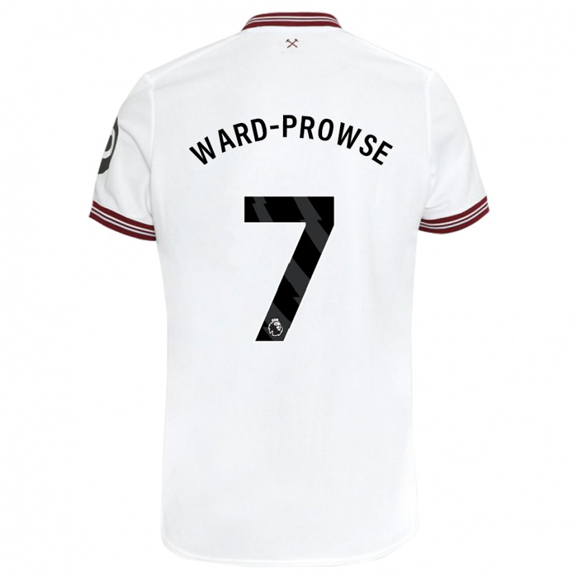 Kandiny Kinder James Ward-Prowse #7 Weiß Auswärtstrikot Trikot 2023/24 T-Shirt