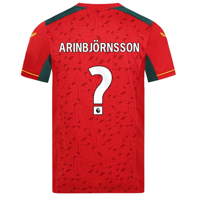 Kandiny Kinder Pálmi Rafn Arinbjörnsson #0 Rot Auswärtstrikot Trikot 2023/24 T-Shirt